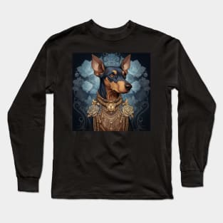 Doberman Art Long Sleeve T-Shirt